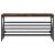 Pantofar, stejar fumuriu, 90x30x45cm, lemn prelucrat GartenMobel Dekor