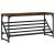 Pantofar, stejar fumuriu, 90x30x45cm, lemn prelucrat GartenMobel Dekor