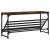 Pantofar, stejar fumuriu, 90x30x45cm, lemn prelucrat GartenMobel Dekor