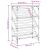 Pantofar, stejar fumuriu, 60x30x85 cm, lemn prelucrat GartenMobel Dekor