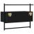 Dulap TV montat pe perete, negru, 60,5x30x51 cm, lemn prelucrat GartenMobel Dekor