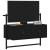 Dulap TV montat pe perete, negru, 60,5x30x51 cm, lemn prelucrat GartenMobel Dekor