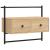 Dulap TV montat pe perete, stejar sonoma, 60,5x30x51 cm, lemn GartenMobel Dekor