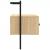 Dulap TV montat pe perete, stejar sonoma, 60,5x30x51 cm, lemn GartenMobel Dekor
