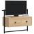 Dulap TV montat pe perete, stejar sonoma, 60,5x30x51 cm, lemn GartenMobel Dekor