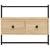 Dulap TV montat pe perete, stejar sonoma, 60,5x30x51 cm, lemn GartenMobel Dekor