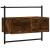 Dulap TV montat pe perete, stejar fumuriu, 60,5x30x51 cm, lemn GartenMobel Dekor