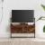 Dulap TV montat pe perete, stejar fumuriu, 60,5x30x51 cm, lemn GartenMobel Dekor