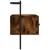 Dulap TV montat pe perete, stejar fumuriu, 60,5x30x51 cm, lemn GartenMobel Dekor