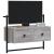 Dulap TV montat pe perete, gri sonoma, 60,5x30x51 cm, lemn GartenMobel Dekor