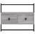 Dulap TV montat pe perete, gri sonoma, 60,5x30x51 cm, lemn GartenMobel Dekor