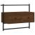 Dulap TV montat pe perete, stejar maro, 60,5x30x51 cm, lemn GartenMobel Dekor