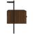 Dulap TV montat pe perete, stejar maro, 60,5x30x51 cm, lemn GartenMobel Dekor