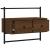 Dulap TV montat pe perete, stejar maro, 60,5x30x51 cm, lemn GartenMobel Dekor