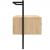 Dulap TV montat pe perete, stejar sonoma, 100,5x30x51 cm, lemn GartenMobel Dekor