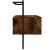 Dulap TV montat pe perete, stejar fumuriu, 100,5x30x51 cm, lemn GartenMobel Dekor