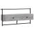 Dulap TV montat pe perete, gri sonoma, 100,5x30x51 cm, lemn GartenMobel Dekor