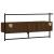 Dulap TV montat pe perete, stejar maro, 100,5x30x51 cm, lemn GartenMobel Dekor