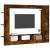 Dulap TV, stejar fumuriu, 152x22x113 cm, lemn prelucrat GartenMobel Dekor