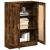 Bibliotecă, stejar fumuriu, 82,5x30,5x115 cm, lemn prelucrat GartenMobel Dekor