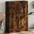 Bibliotecă, stejar fumuriu, 82,5x30,5x115 cm, lemn prelucrat GartenMobel Dekor