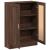 Bibliotecă, stejar maro, 82,5x30,5x115 cm, lemn prelucrat GartenMobel Dekor