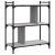 Bibliotecă cu 3 niveluri gri sonoma 76x32x88 cm lemn compozit GartenMobel Dekor