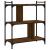 Bibliotecă cu 3 niveluri, stejar maro 76x32x88 cm lemn compozit GartenMobel Dekor