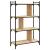 Bibliotecă cu 4 niveluri, stejar sonoma, 76x32x123 cm, lemn GartenMobel Dekor