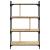 Bibliotecă cu 4 niveluri, stejar sonoma, 76x32x123 cm, lemn GartenMobel Dekor