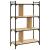 Bibliotecă cu 4 niveluri, stejar sonoma, 76x32x123 cm, lemn GartenMobel Dekor
