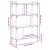 Bibliotecă cu 4 niveluri, stejar fumuriu, 76x32x123 cm, lemn GartenMobel Dekor