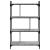 Bibliotecă cu 4 niveluri gri sonoma 76x32x123 cm lemn compozit GartenMobel Dekor