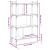 Bibliotecă cu 4 niveluri stejar maro 76x32x123 cm lemn compozit GartenMobel Dekor