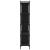 Bibliotecă cu 5 niveluri, negru, 76x32x158 cm, lemn prelucrat GartenMobel Dekor