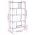 Bibliotecă cu 5 niveluri, negru, 76x32x158 cm, lemn prelucrat GartenMobel Dekor