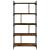 Bibliotecă cu 5 niveluri, stejar fumuriu, 76x32x158 cm, lemn GartenMobel Dekor