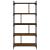 Bibliotecă cu 5 niveluri stejar maro 76x32x158 cm lemn compozit GartenMobel Dekor