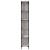 Bibliotecă cu 6 niveluri gri sonoma 76x32x192 cm lemn compozit GartenMobel Dekor