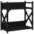 Suport imprimantă 2 niveluri negru 40x20x40 cm lemn prelucrat GartenMobel Dekor