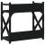 Suport imprimantă 2 niveluri negru 40x20x40 cm lemn prelucrat GartenMobel Dekor