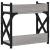 Suport imprimantă 2 niveluri gri sonoma 40x20x40 cm lemn GartenMobel Dekor