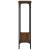 Măsuță consolă, stejar maro, 75x22,5x75 cm, lemn prelucrat GartenMobel Dekor