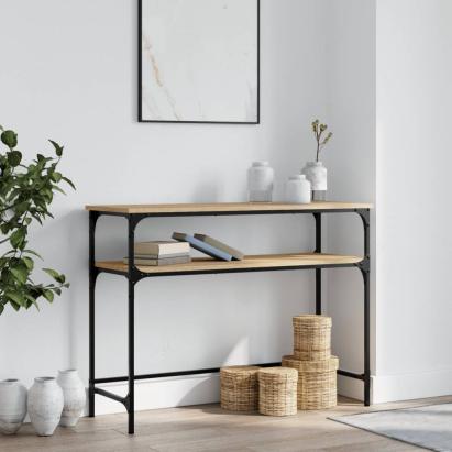 Măsuță consolă, stejar sonoma, 100x35,5x75 cm, lemn prelucrat GartenMobel Dekor