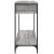 Măsuță consolă, gri sonoma, 100x34,5x75 cm, lemn prelucrat GartenMobel Dekor