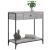 Masă consolă, gri sonoma, 75x34,5x75 cm, lemn prelucrat GartenMobel Dekor