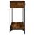 Masă consolă, stejar fumuriu, 75x34,5x75 cm, lemn prelucrat GartenMobel Dekor