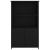 Dulap înalt, negru, 62x32x103,5 cm, lemn compozit GartenMobel Dekor