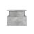 Măsuță de cafea, gri beton, 90x55x42,5 cm, lemn prelucrat GartenMobel Dekor