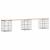 Bancă de grădină, design gabion, 203x31x42cm, lemn masiv de pin GartenMobel Dekor